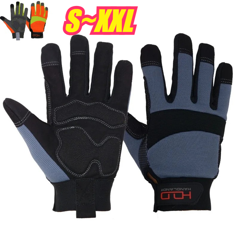 Horse Riding Glove - Wear-resistant Microfiber Construction Industrial Handling Machine