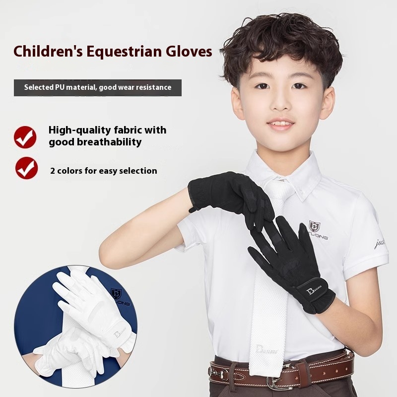 Children's Equestrian Gloves,  - огляд і ціна Horse Riding Glove