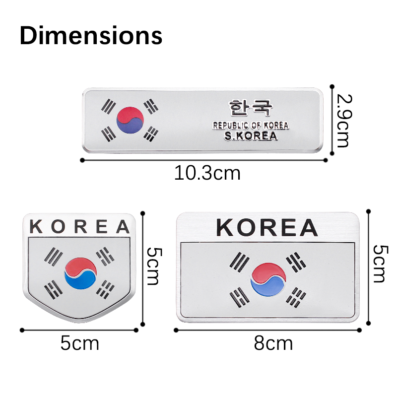 3D Aluminum Styling Korea Kore - огляд і ціна Outdoor Sport Logo
