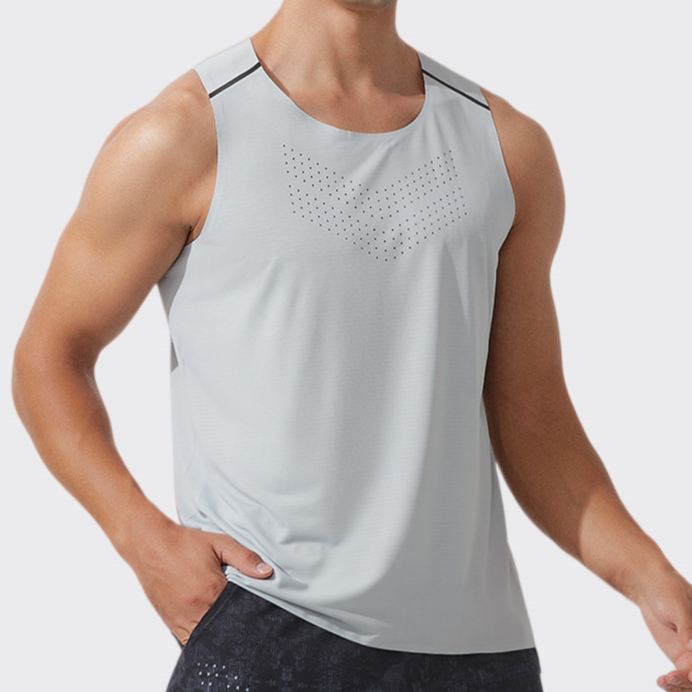 Men Gym Vest Quick Dry Running - огляд і ціна Outdoor Sport Logo