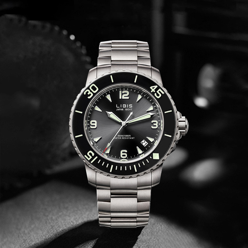 Men's Classic Black Disc Quart - огляд і ціна Outdoor Sport Smart Watch