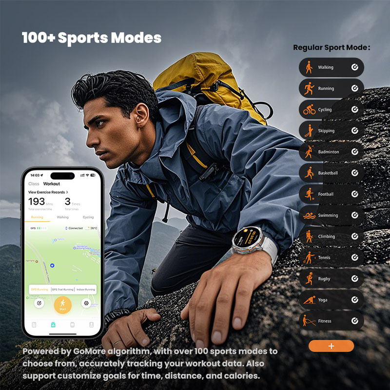 2026 New Military TANK X3 Smar - огляд і ціна Outdoor Sport Smart Watch